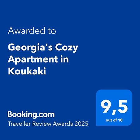 Georgia'S Cozy Apartment In Koukaki Athen Exterior foto